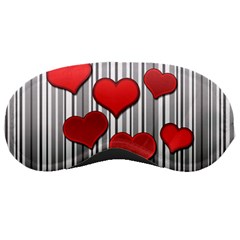 Valentines Day Pattern Sleeping Masks by Valentinaart