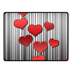 Valentines Day Pattern Fleece Blanket (small)