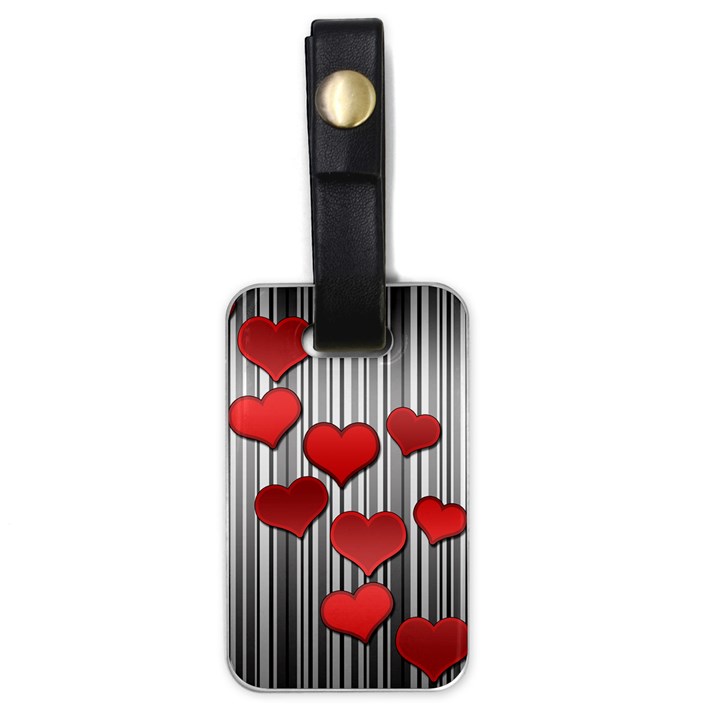 Valentines day pattern Luggage Tags (One Side) 