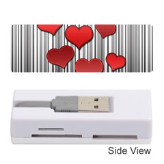 Valentines Day Pattern Memory Card Reader (stick)  by Valentinaart