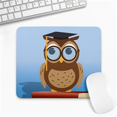 Read Owl Book Owl Glasses Read Large Mousepads by Nexatart