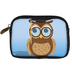 Read Owl Book Owl Glasses Read Digital Camera Cases by Nexatart