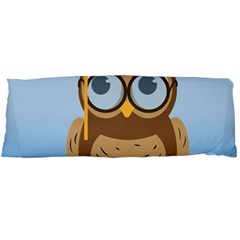 Read Owl Book Owl Glasses Read Body Pillow Case (dakimakura) by Nexatart