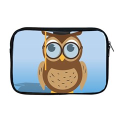 Read Owl Book Owl Glasses Read Apple Macbook Pro 17  Zipper Case