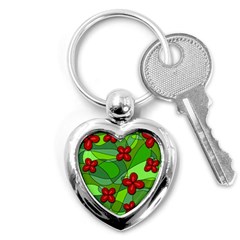 Flowers Key Chains (heart)  by Valentinaart