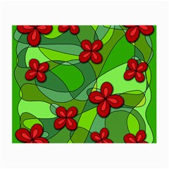 Flowers Small Glasses Cloth (2-Side)