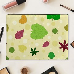 Leaves Pattern Cosmetic Bag (xl)