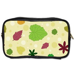 Leaves Pattern Toiletries Bags