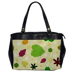 Leaves Pattern Office Handbags