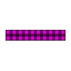 Magenta And Black Plaid Pattern Flano Scarf (mini) by Valentinaart