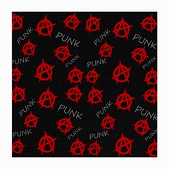 Anarchy Pattern Medium Glasses Cloth (2-side) by Valentinaart