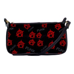 Anarchy Pattern Shoulder Clutch Bags by Valentinaart