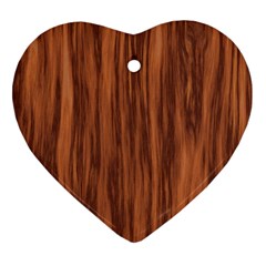 Texture Tileable Seamless Wood Ornament (heart) by Nexatart