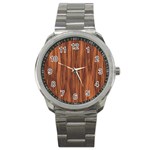 Texture Tileable Seamless Wood Sport Metal Watch Front