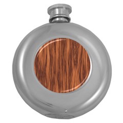 Texture Tileable Seamless Wood Round Hip Flask (5 Oz) by Nexatart