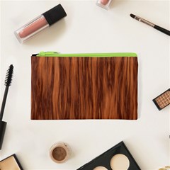 Texture Tileable Seamless Wood Cosmetic Bag (xs) by Nexatart