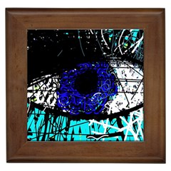 Blue Eye Framed Tiles by Valentinaart