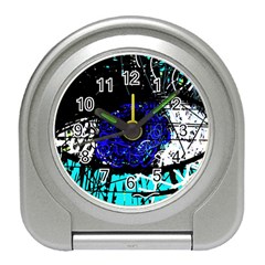 Blue Eye Travel Alarm Clocks by Valentinaart