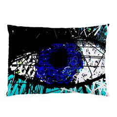 Blue Eye Pillow Case by Valentinaart