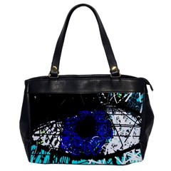 Blue Eye Office Handbags by Valentinaart