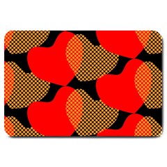 Heart Pattern Large Doormat 