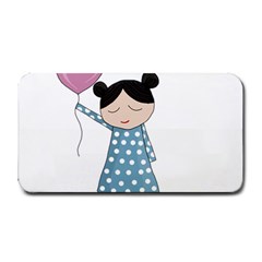 Valentines Day Girl Medium Bar Mats by Valentinaart