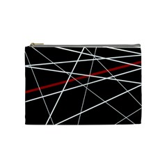 Lines Cosmetic Bag (medium)  by Valentinaart