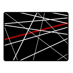 Lines Fleece Blanket (small)