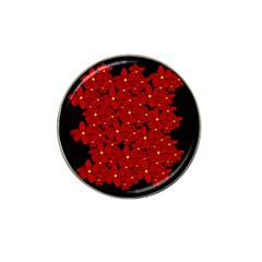 Red bouquet  Hat Clip Ball Marker (10 pack)