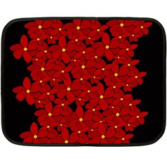 Red bouquet  Double Sided Fleece Blanket (Mini) 