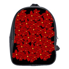 Red bouquet  School Bags (XL) 