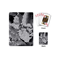 Mosaic Stones Glass Pattern Playing Cards (mini)  by Nexatart