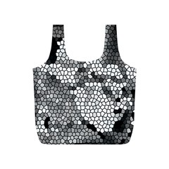 Mosaic Stones Glass Pattern Full Print Recycle Bags (s)  by Nexatart