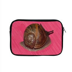 Snail Pink Background Apple Macbook Pro 15  Zipper Case