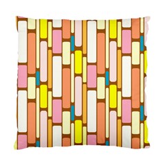 Retro Blocks Standard Cushion Case (two Sides) by Nexatart