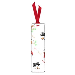 Snowman Christmas Pattern Small Book Marks by Nexatart