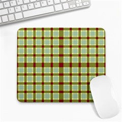 Geometric Tartan Pattern Square Large Mousepads by Nexatart