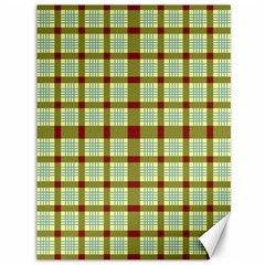 Geometric Tartan Pattern Square Canvas 36  X 48   by Nexatart