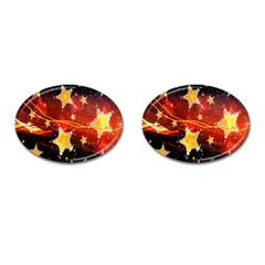 Holiday Space Cufflinks (oval) by Nexatart