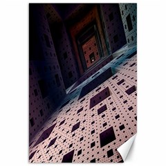 Industry Fractals Geometry Graphic Canvas 20  X 30   by Nexatart