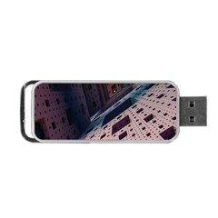 Industry Fractals Geometry Graphic Portable Usb Flash (one Side) by Nexatart