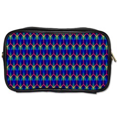 Honeycomb Fractal Art Toiletries Bags 2-side by Nexatart