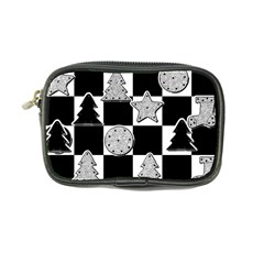 Xmas Checker Coin Purse by Nexatart