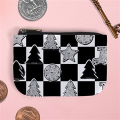 Xmas Checker Mini Coin Purses