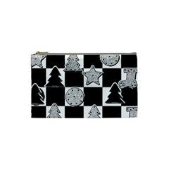 Xmas Checker Cosmetic Bag (small)  by Nexatart