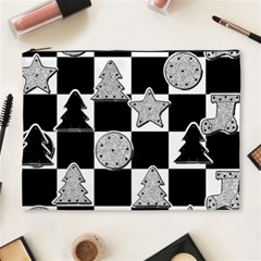 Xmas Checker Cosmetic Bag (xl) by Nexatart