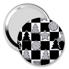 Xmas Checker 3  Handbag Mirrors by Nexatart