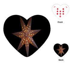 Star Light Decoration Atmosphere Playing Cards (heart)  by Nexatart