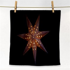 Star Light Decoration Atmosphere Face Towel by Nexatart