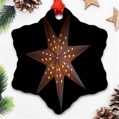 Star Light Decoration Atmosphere Ornament (snowflake) by Nexatart